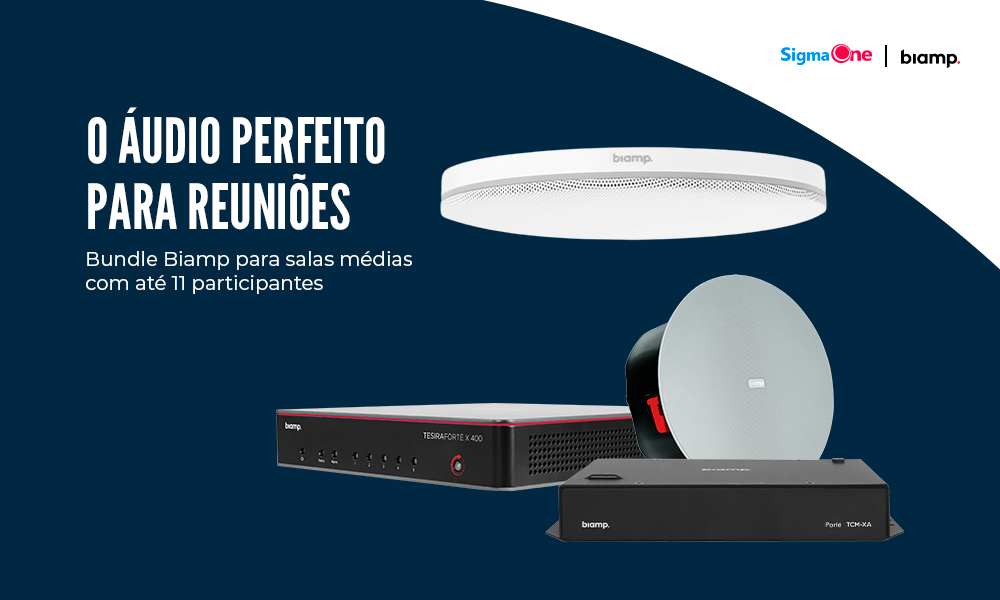 SOLUÇÃO DE ÁUDIO CERTIFICADA PARA SALAS MÉDIAS: CONHEÇA O BUNDLE BIAMP MRB-M-X400-C-CIC6