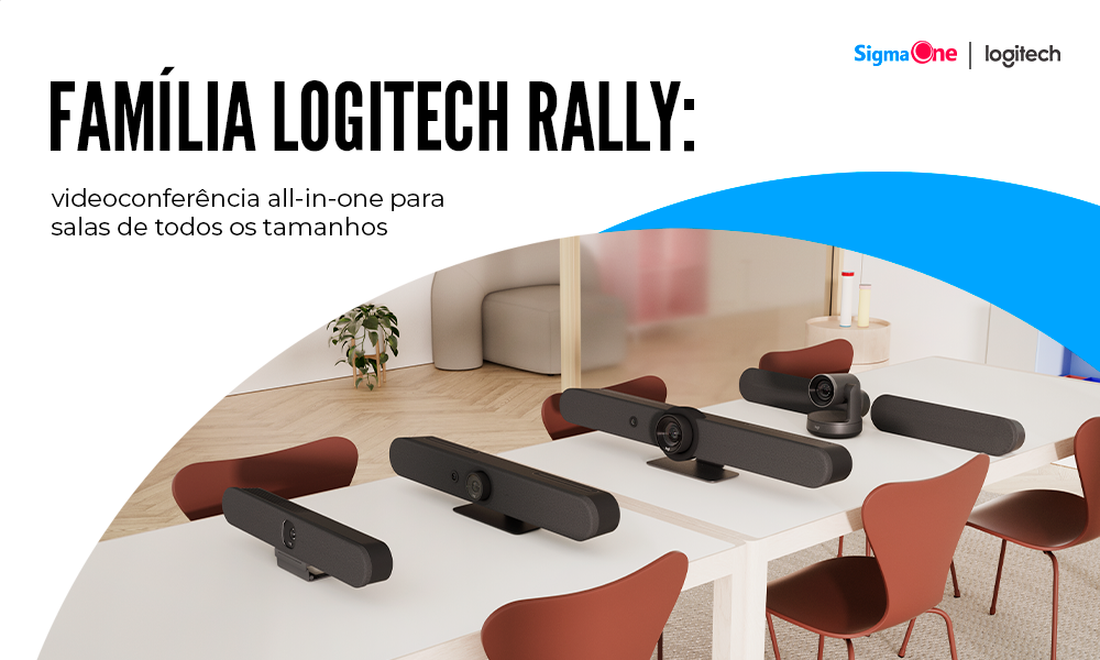 FAMÍLIA RALLY DA LOGITECH: VIDEOCONFERÊNCIA PARA SALAS DE TODOS OS TAMANHOS