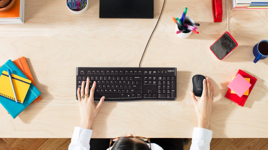 MOUSE E TECLADO LOGITECH