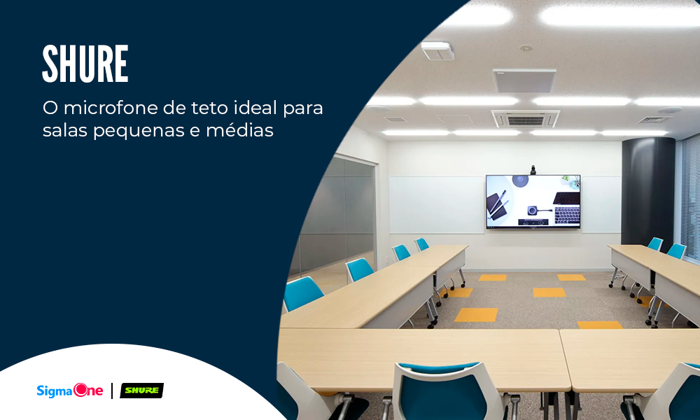 MICROFONE DE TETO: SAIBA QUAL É O IDEAL PARA SALAS PEQUENAS E MÉDIAS