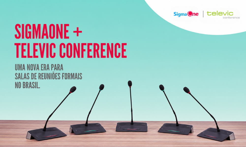 SigmaOne + Televic Conference: uma nova era para salas de reuniões formais no Brasil