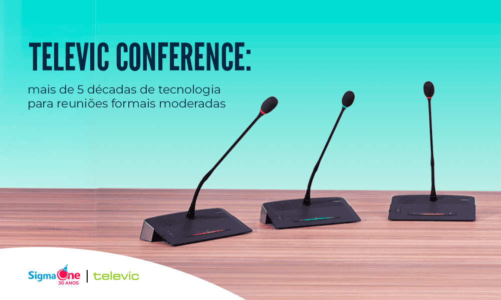 Televic Conference: mais de 5 décadas de tecnologia para reuniões formais moderadas